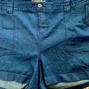 Torrid #FeelTheFit size 22 denim colored shorts